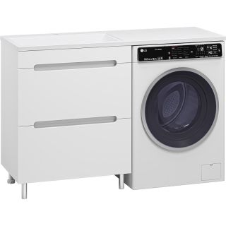 Напольная тумба под раковину Misty Байкал 130 L УТ000014752 68.6 см белый